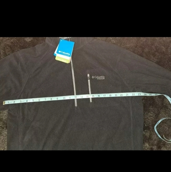 Columbia Men's Large Half Zip Fleece Silver Ridge Fast Trek Sweater B20#15 - Picture 8 of 8
